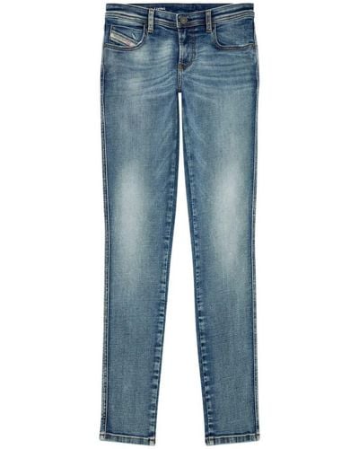 DIESEL 2015 Babhila 0pfaw Skinny Jeans - Blue