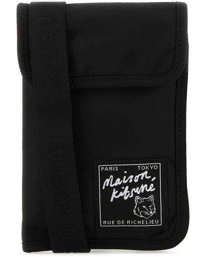 Maison Kitsuné Maison Kitsune Shoulder Bags - Black