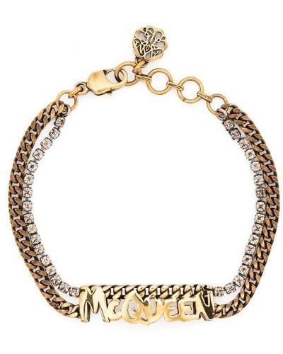 Alexander McQueen Bracelets Jewellery - Metallic