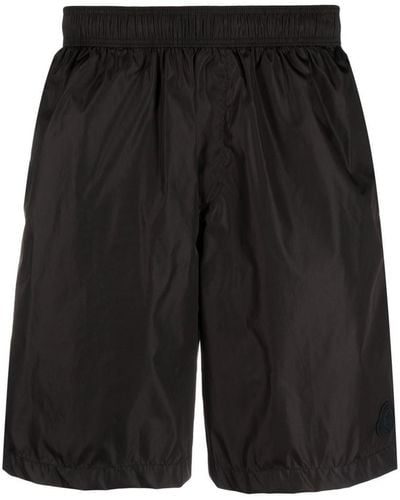 Moncler Quick Drying Logo Shorts - Black