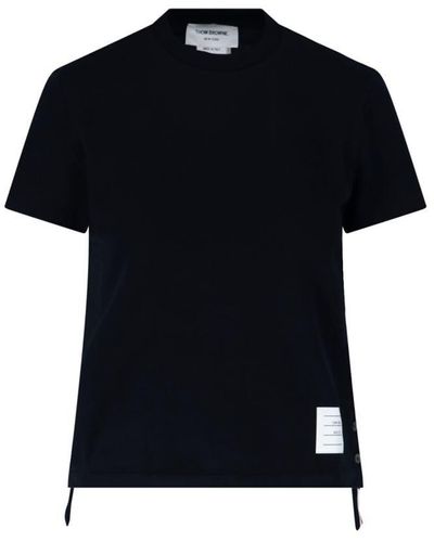 Thom Browne Rwb Cotton T-Shirt - Black