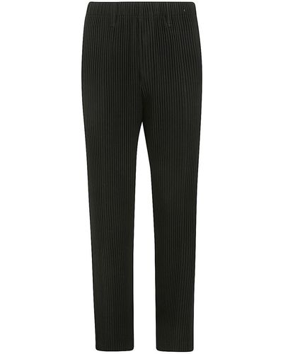 Homme Plissé Issey Miyake Tailored Pleats 2 Trousers - Black