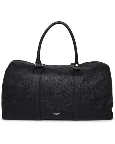 Avenue 67 'montecarlo' Black Leather Travel Bag