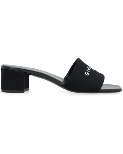 Givenchy 4G Fabric Mules - Black