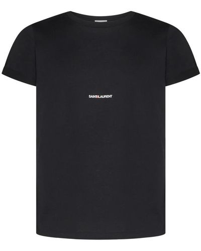 Saint Laurent T-shirts And Polos - Black
