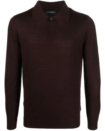 Ballantyne Polo Neck Pullover Clothing - Brown