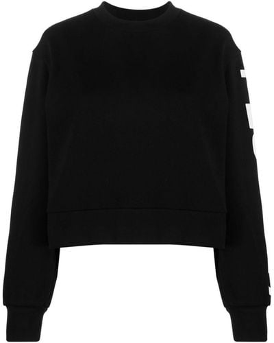 Peuterey Logo Cotton Sweatshirt - Black