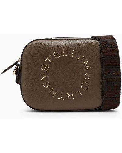 Stella McCartney Mini Stella Logo Bag - Brown