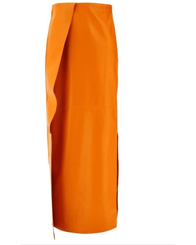 Nanushka "neve" Skirt - Orange