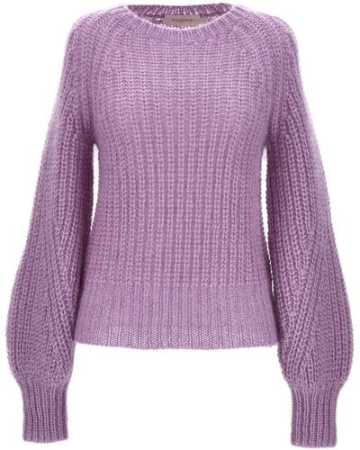 Zimmermann Mohair Blend Sweater Sweater, Cardigans - Purple