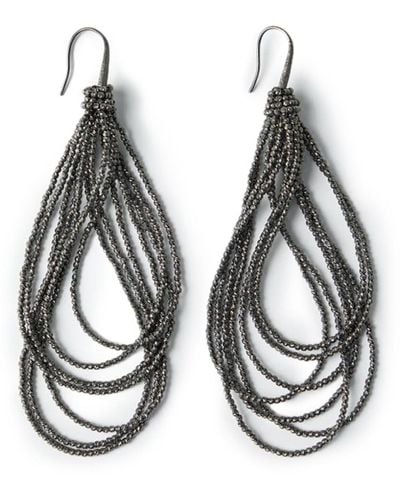 Brunello Cucinelli Earrings Jewelry - Black