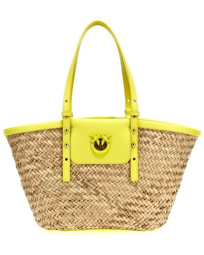 Pinko 'Love Summer' Bucket Bag - Yellow