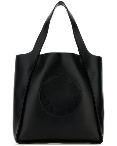 Stella McCartney Stella Logo Tote Bag - Black