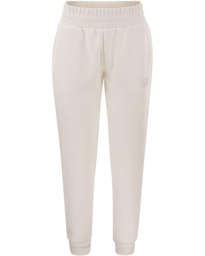 Colmar Girly - Cotton And Modal Tracksuit Trousers - White