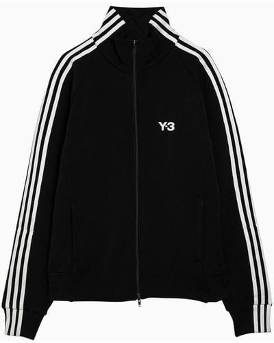 Y-3 Adidas Y-3 And Track Sweater With Logo - Black