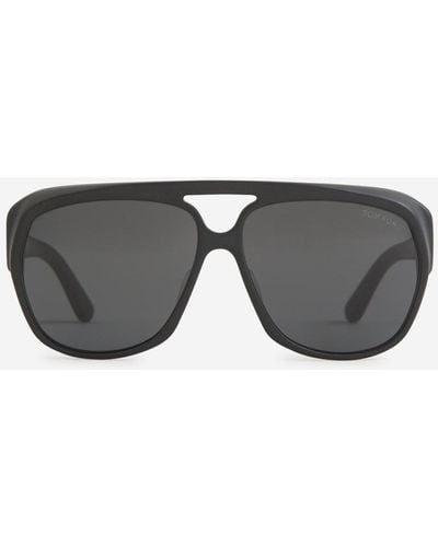 Tom Ford Jayden Aviator Sunglasses - Gray