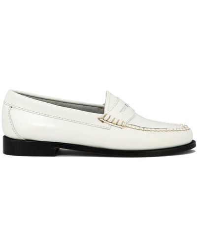 G.H. Bass & Co. "Weejuns Penny" Loafers - White
