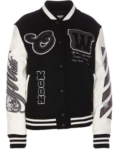 Off-White, Jackets & Coats, Offwhite Zip Up Bomber Jacket