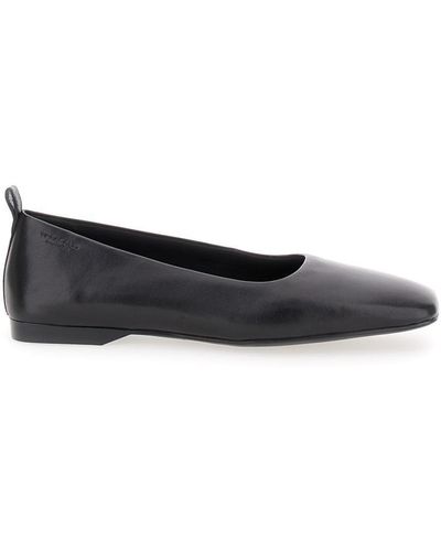 Vagabond Shoemakers 'Delia' Ballet Flats With Squared Toe - Black