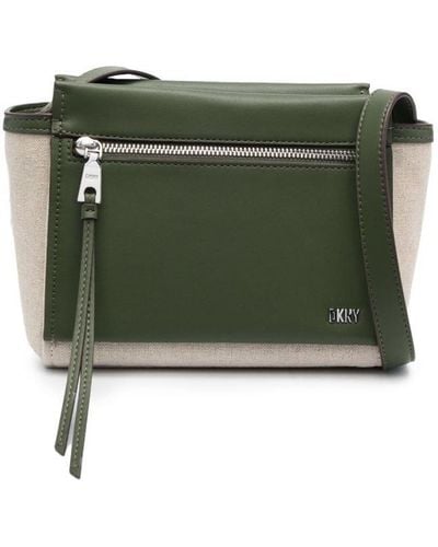 DKNY Pax Cotton Crossbody Bag - Green