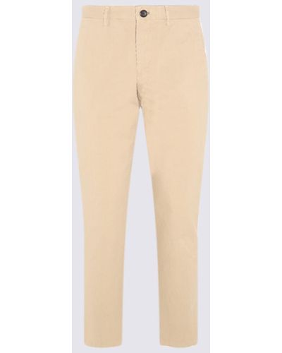 Paul Smith Beige Cotton Trousers - Natural