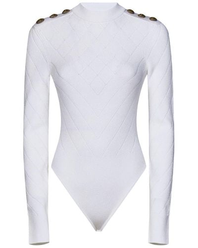 Balmain Paris Bodysuit - White