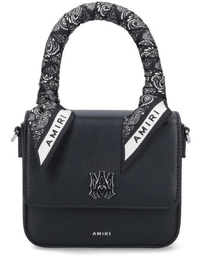 Amiri Bandana Ma Handbag - Black
