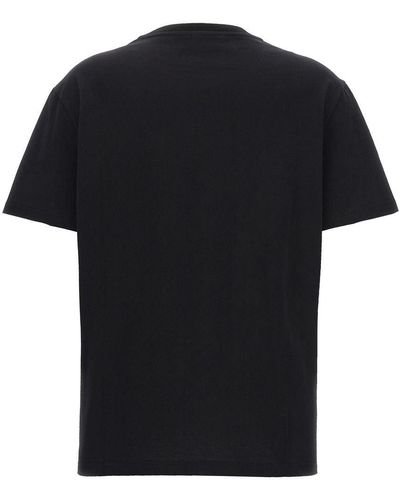 Etro Logo Embroidery T-Shirt - Black