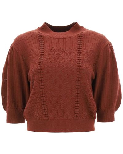 See By Chloé Puff-sleeves Sweater - Multicolor