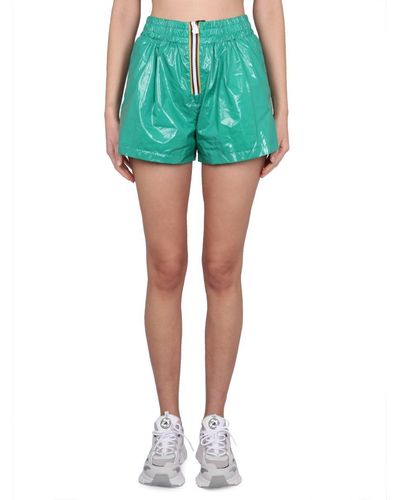 K-Way Nylon Shorts - Green