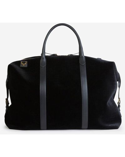 Tom Ford Croco Travel Bag - Black