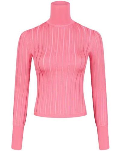 Alaïa Alaia T-shirts & Tops - Pink