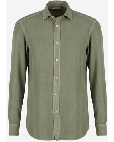 Boglioli Classic Plain Shirt - Green