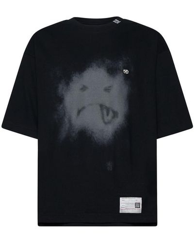 Maison Mihara Yasuhiro Cotton Crew-Neck T-Shirt - Black