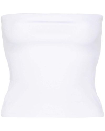 Wardrobe NYC Bandeau Top - White