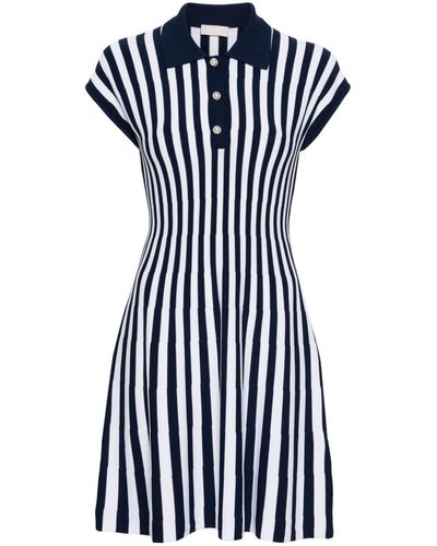 Liu Jo Striped Pattern Dress - Blue