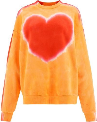 Acne Studios "heart" Sweatshirt - Orange