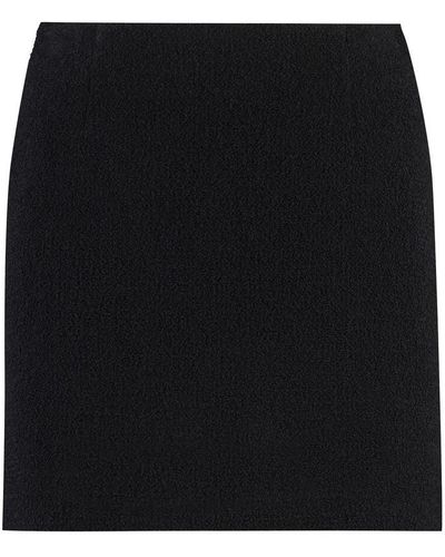 Tagliatore May Wool Mini Skirt - Black