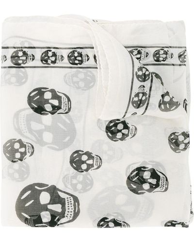 Alexander McQueen Skull Scarf - Multicolour