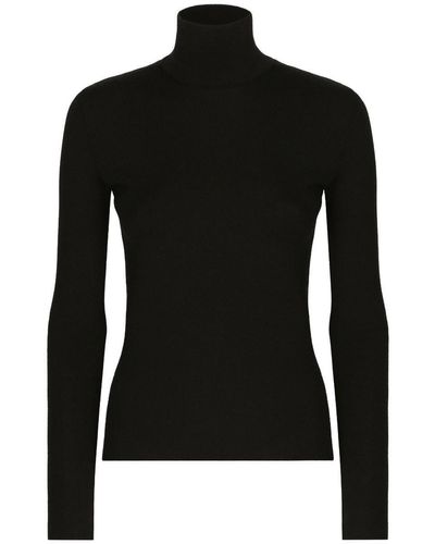 Dolce & Gabbana Turtleneck Pullover - Black