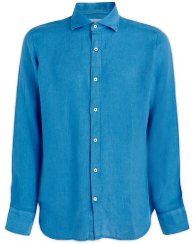 Tintoria Mattei 954 Shirts - Blue