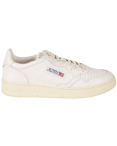 Autry Medalist Low Trainers In Leather - White