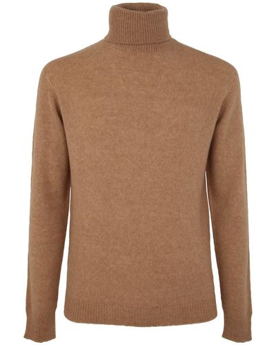 Roberto Collina Turtle Neck Sweater Clothing - Brown