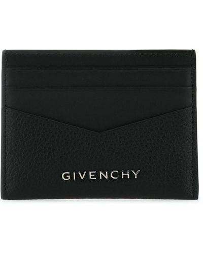 Givenchy Black Leather Card Holder