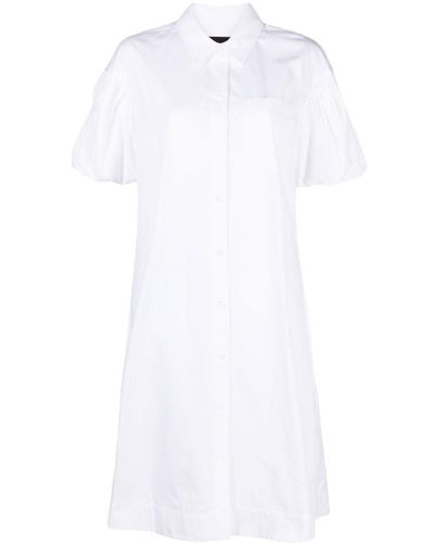 Simone Rocha Short-sleeve Shirt Dress - White