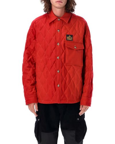Phipps Quilted Overshirt - Red