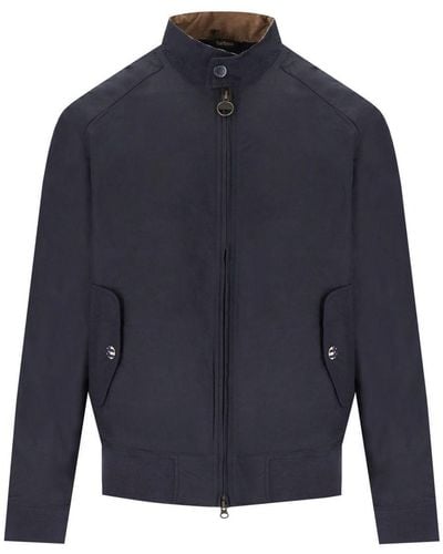 Barbour International Rectifier Harrington Blue Jacket - Black
