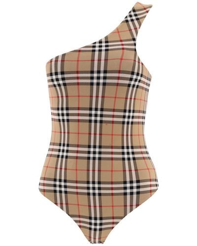 Burberry Candace Check Swimsuit - Multicolour