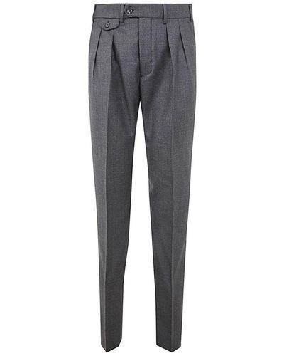 Lardini Pants Drop Reg Clothing - Gray