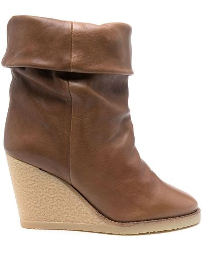 Isabel Marant Wedge Boots - Brown